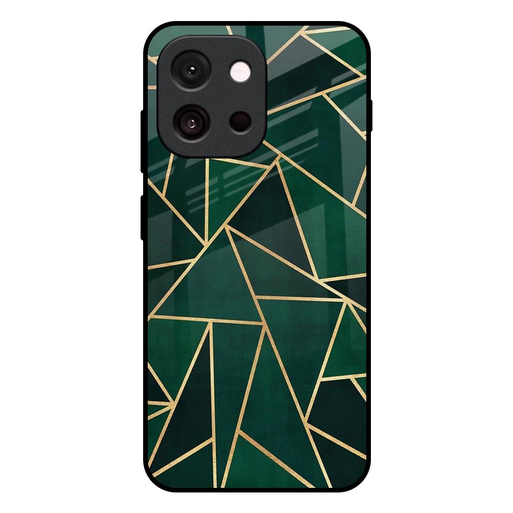 Abstract Green OnePlus 13T 5G Glass Back Cover Online