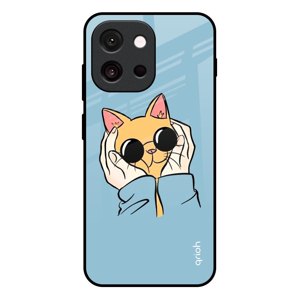 Adorable Cute Kitty OnePlus 13T 5G Glass Back Cover Online
