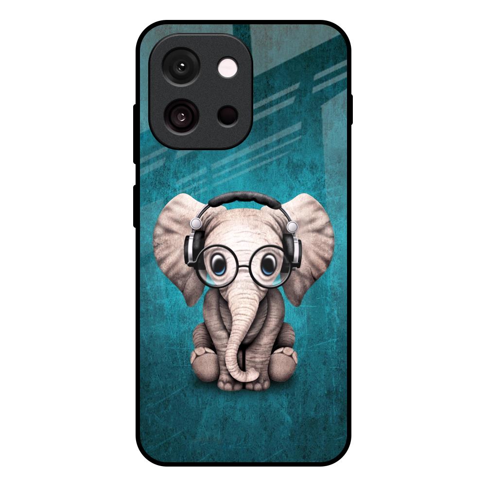 Adorable Baby Elephant OnePlus 13T 5G Glass Back Cover Online