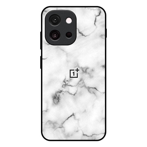 Satin White Marble OnePlus 13T 5G Glass Back Cover Online