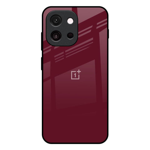 Classic Burgundy OnePlus 13T 5G Glass Back Cover Online