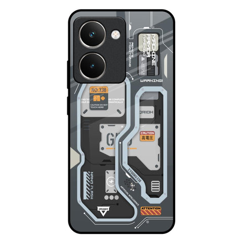 Retro Futuristic Realme P3 Ultra 5G Glass Back Cover Online