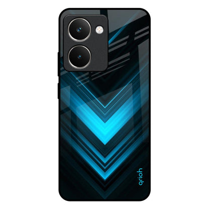 Vertical Blue Arrow Realme P3 Ultra 5G Glass Back Cover Online