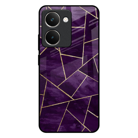 Geometric Purple Realme P3 Ultra 5G Glass Back Cover Online