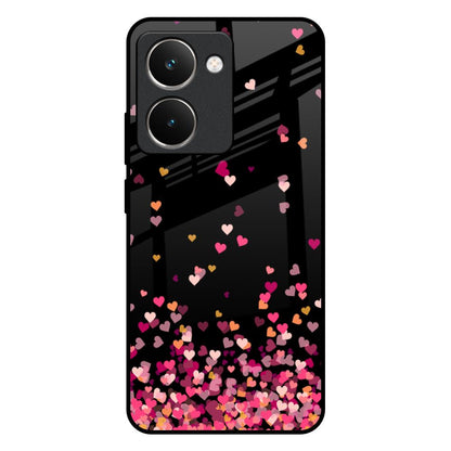 Heart Rain Fall Realme P3 Ultra 5G Glass Back Cover Online