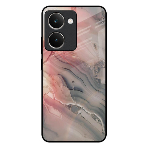 Pink And Grey Marble Realme P3 Ultra 5G Glass Back Cover Online