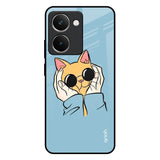 Adorable Cute Kitty Realme P3 Ultra 5G Glass Back Cover Online
