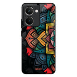 Retro Gorgeous Flower Realme P3 Ultra 5G Glass Back Cover Online