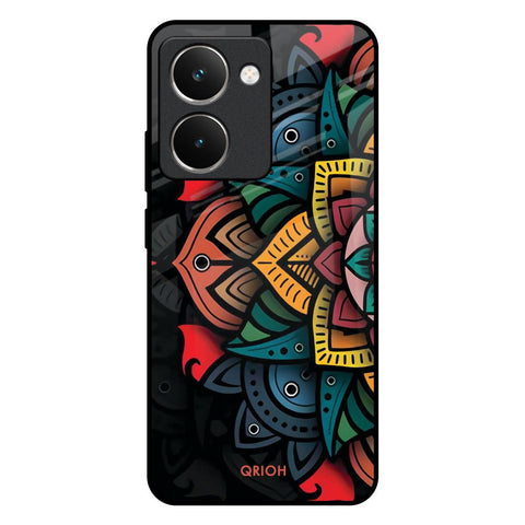 Retro Gorgeous Flower Realme P3 Ultra 5G Glass Back Cover Online