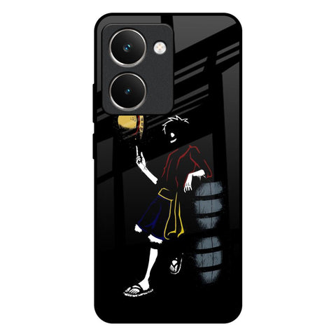 Luffy Line Art Realme P3 Ultra 5G Glass Back Cover Online