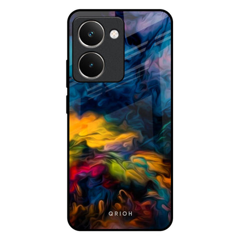 Multicolor Oil Painting Realme P3 Ultra 5G Glass Back Cover Online