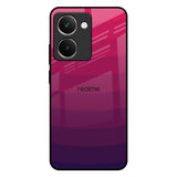 Wavy Pink Pattern Realme P3 Ultra 5G Glass Back Cover Online
