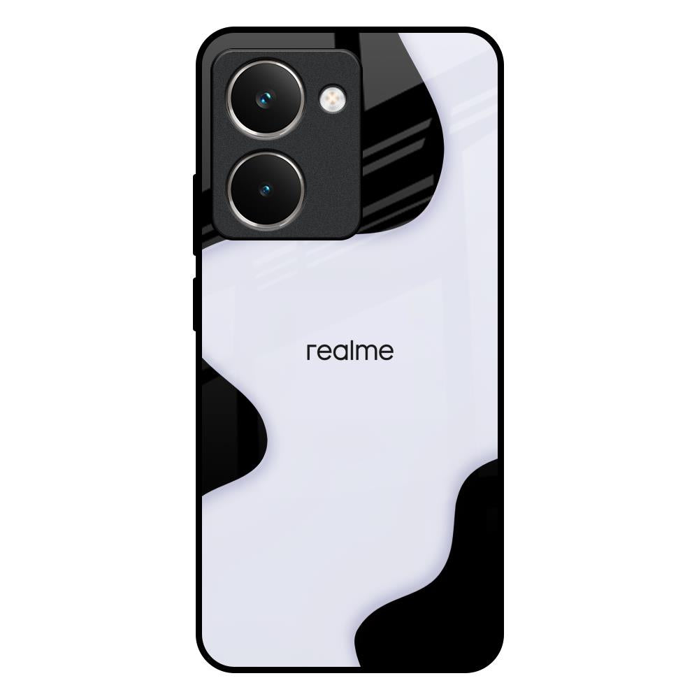 Wheat Cream Wavy Realme P3 Ultra 5G Glass Back Cover Online