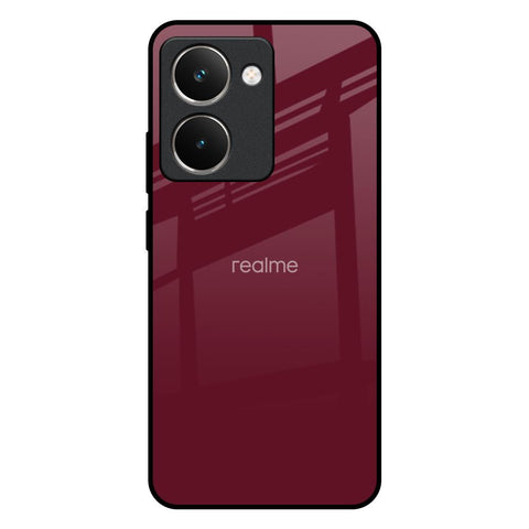 Classic Burgundy Realme P3 Ultra 5G Glass Back Cover Online