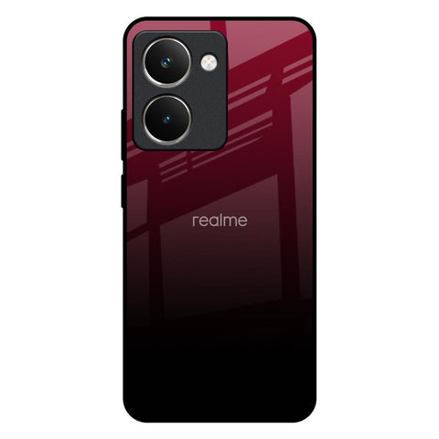 Wine Red Realme P3 Ultra 5G Glass Back Cover Online