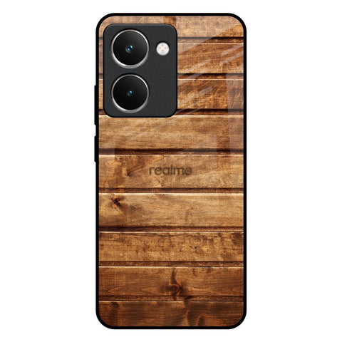 Wooden Planks Realme P3 Ultra 5G Glass Back Cover Online