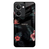 Tropical Art Flower Realme P3 Ultra 5G Glass Back Cover Online