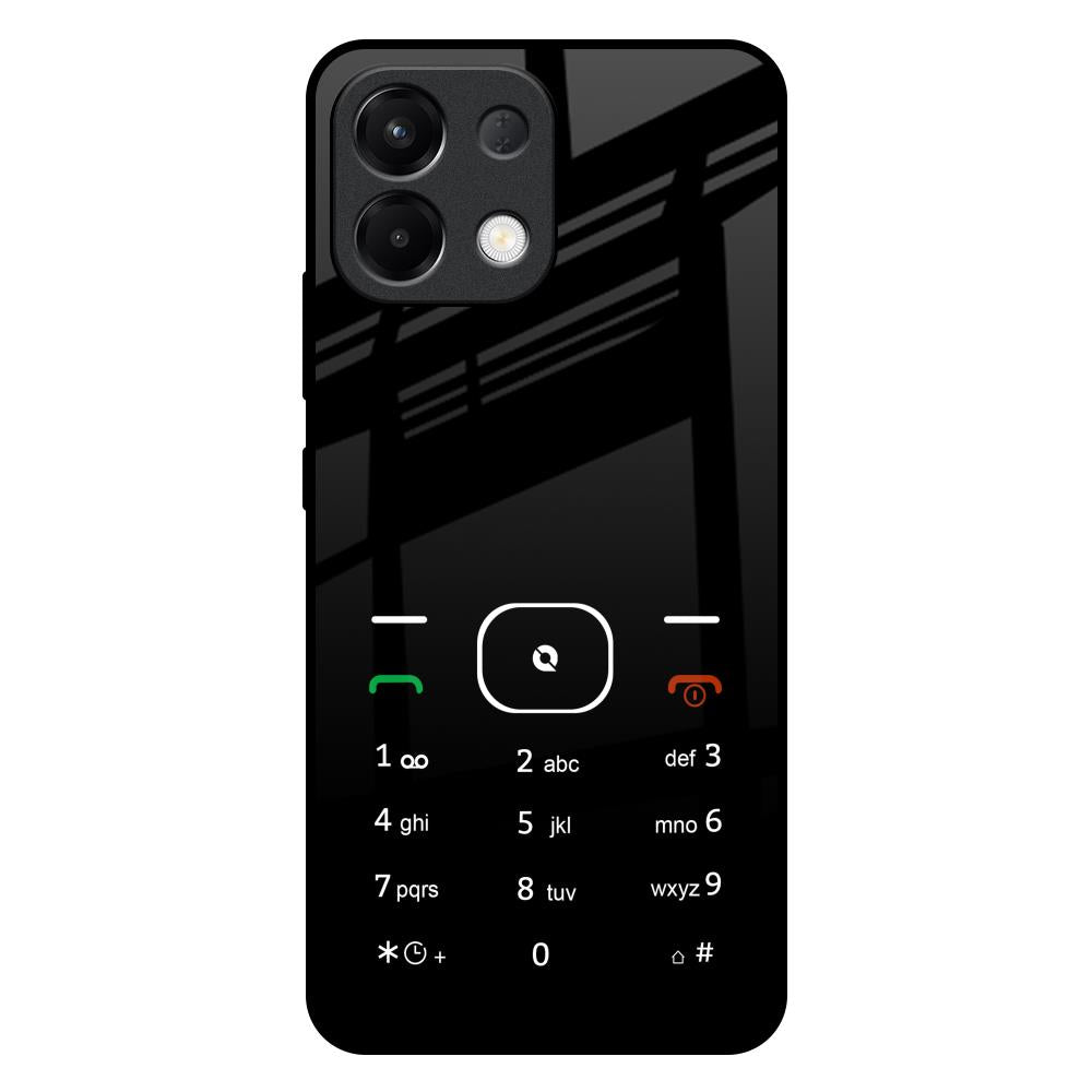 Classic Keypad Pattern Oppo K13 5G Glass Back Cover Online