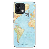 Travel Map Oppo K13 5G Glass Back Cover Online