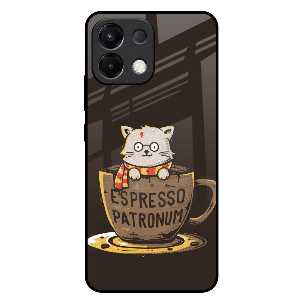 Tea With Kitty Oppo K13 5G Glass Back Cover Online