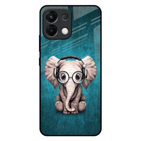 Adorable Baby Elephant Oppo K13 5G Glass Back Cover Online