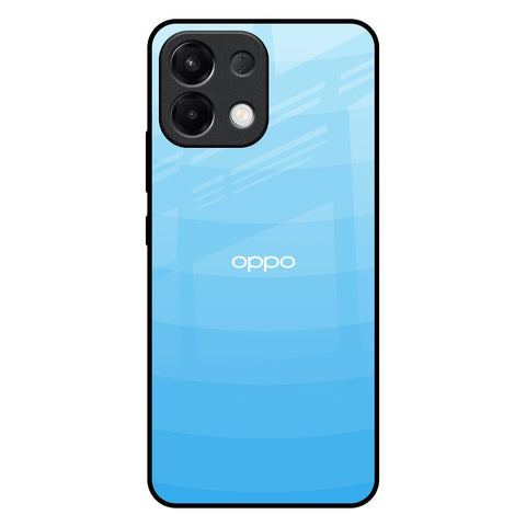 Wavy Blue Pattern Oppo K13 5G Glass Back Cover Online