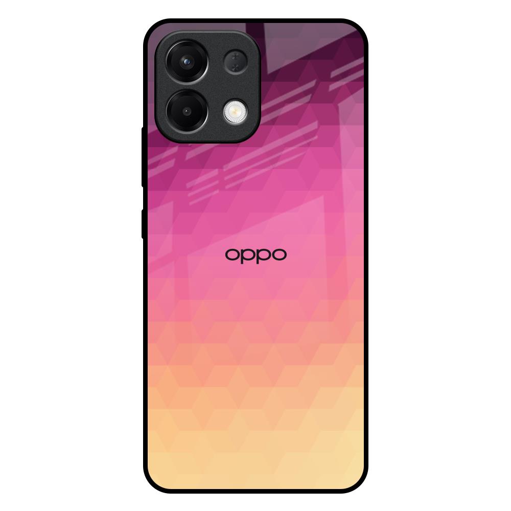 Geometric Pink Diamond Oppo K13 5G Glass Back Cover Online