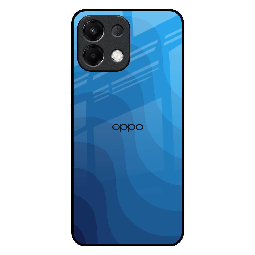 Blue Wave Abstract Oppo K13 5G Glass Back Cover Online