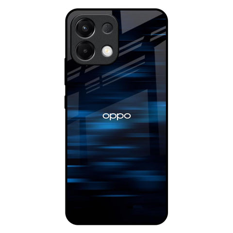 Blue Rough Abstract Oppo K13 5G Glass Back Cover Online