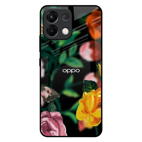 Flowers & Butterfly Oppo K13 5G Glass Back Cover Online