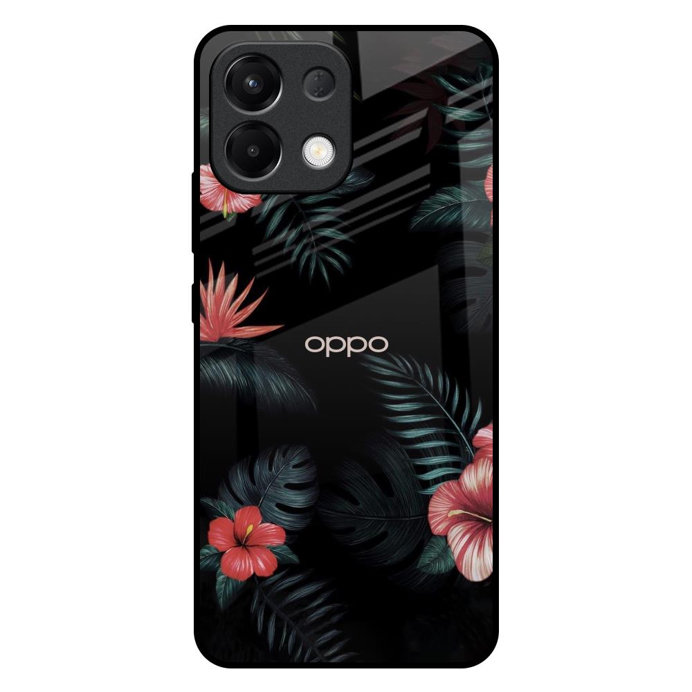Tropical Art Flower Oppo K13 5G Glass Back Cover Online