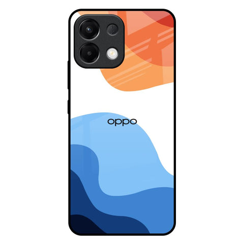 Wavy Color Pattern Oppo K13 5G Glass Back Cover Online