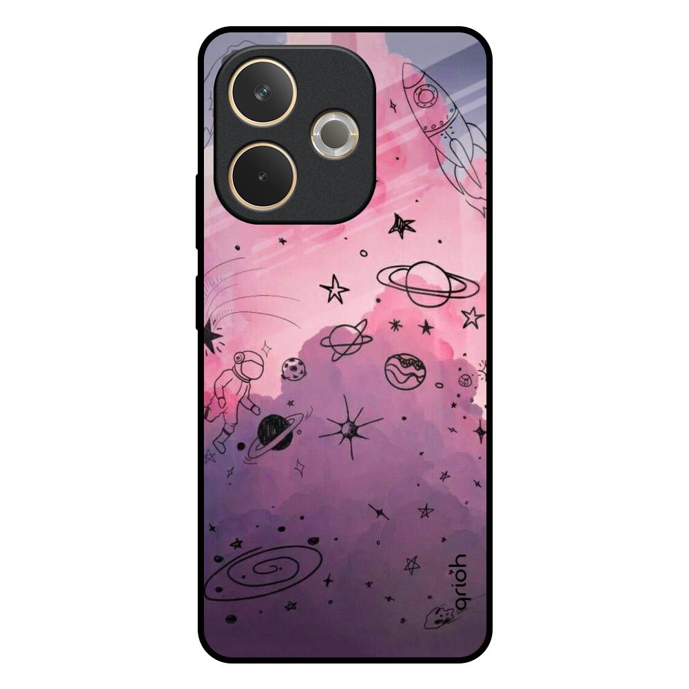 Space Doodles Oppo A5 Pro 5G Glass Back Cover Online