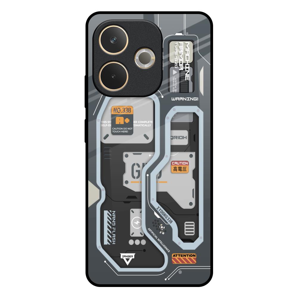 Retro Futuristic Oppo A5 Pro 5G Glass Back Cover Online