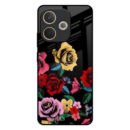 Floral Decorative Oppo A5 Pro 5G Glass Back Cover Online