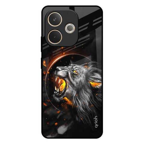 Aggressive Lion Oppo A5 Pro 5G Glass Back Cover Online