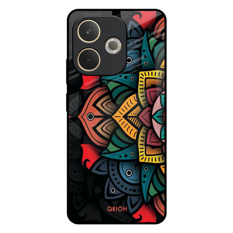Retro Gorgeous Flower Oppo A5 Pro 5G Glass Back Cover Online