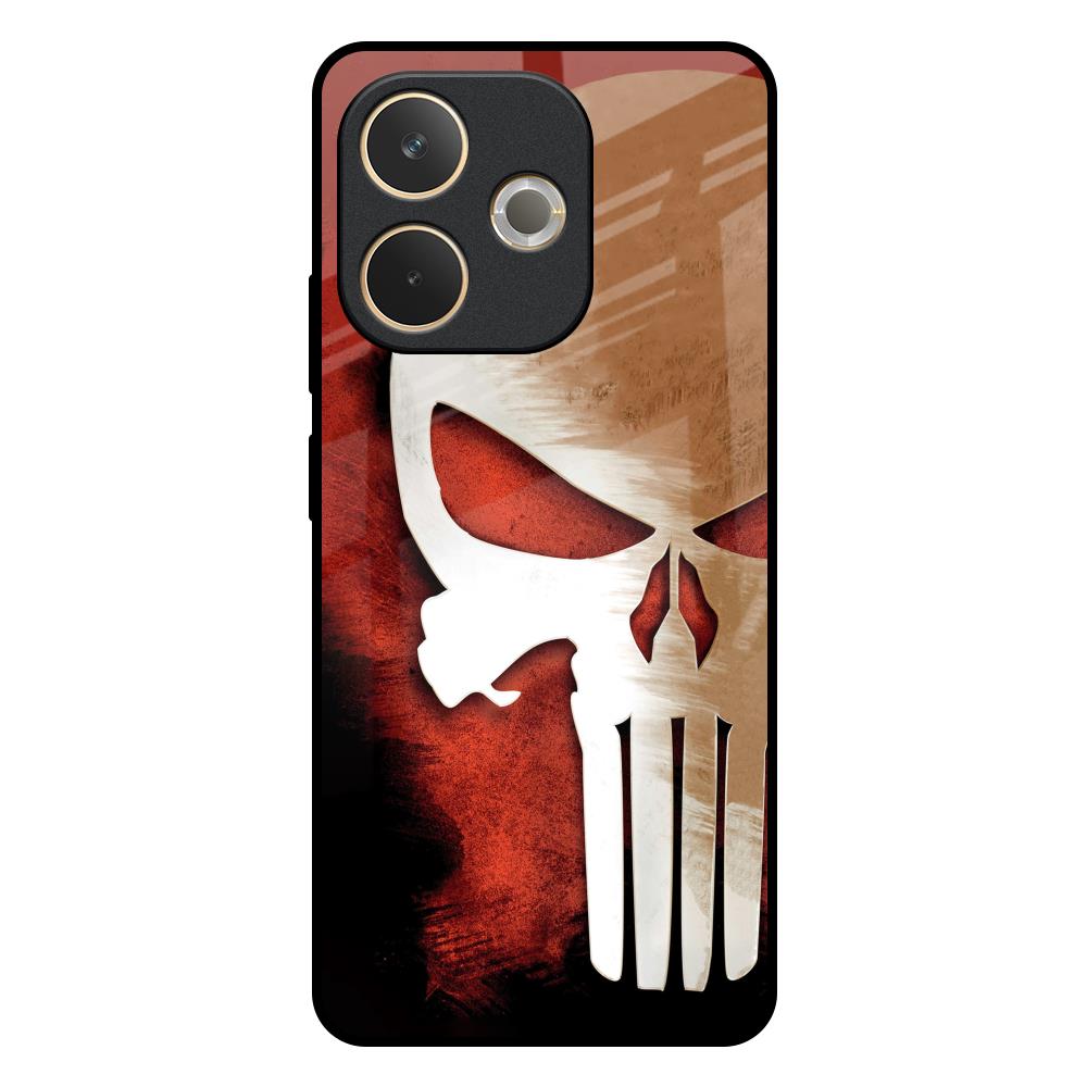 Red Skull Oppo A5 Pro 5G Glass Back Cover Online
