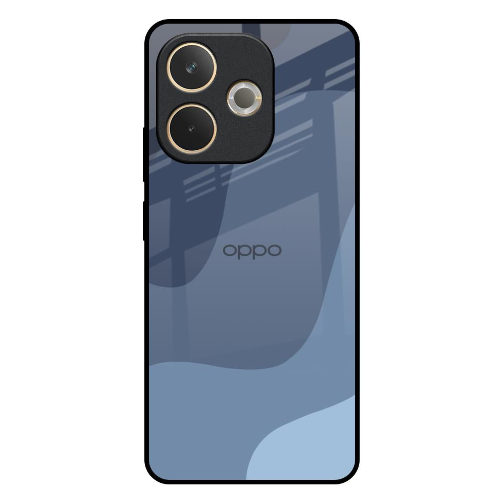 Navy Blue Ombre Oppo A5 Pro 5G Glass Back Cover Online