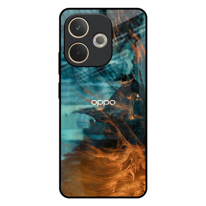 Golden Splash Oppo A5 Pro 5G Glass Back Cover Online