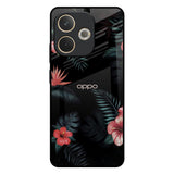 Tropical Art Flower Oppo A5 Pro 5G Glass Back Cover Online