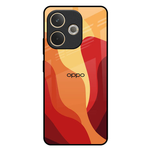 Magma Color Pattern Oppo A5 Pro 5G Glass Back Cover Online