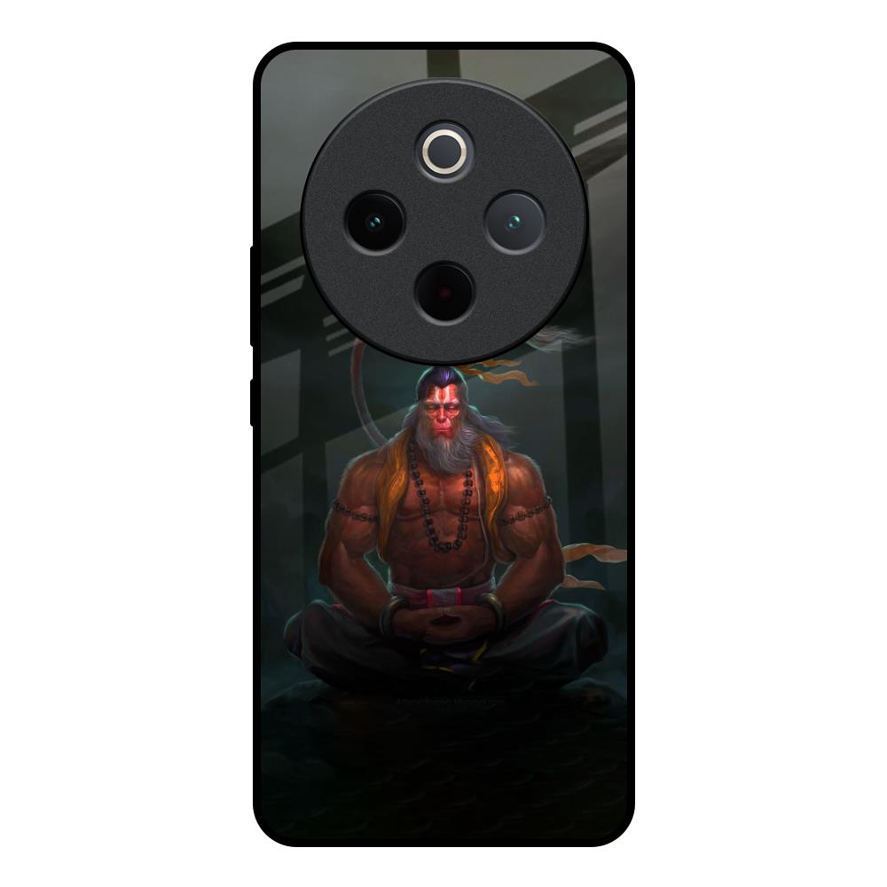 Lord Hanuman Animated Vivo T4 5G Glass Back Cover Online