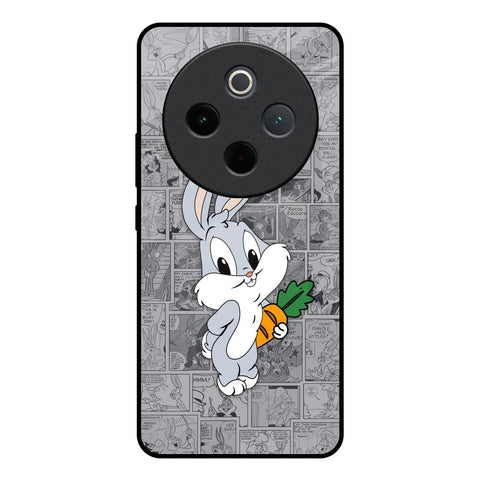 Cute Baby Bunny Vivo T4 5G Glass Back Cover Online