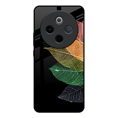 Colorful Leaves Vivo T4 5G Glass Back Cover Online