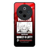 Luffy Wanted Vivo T4 5G Glass Back Cover Online