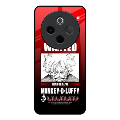 Luffy Wanted Vivo T4 5G Glass Back Cover Online