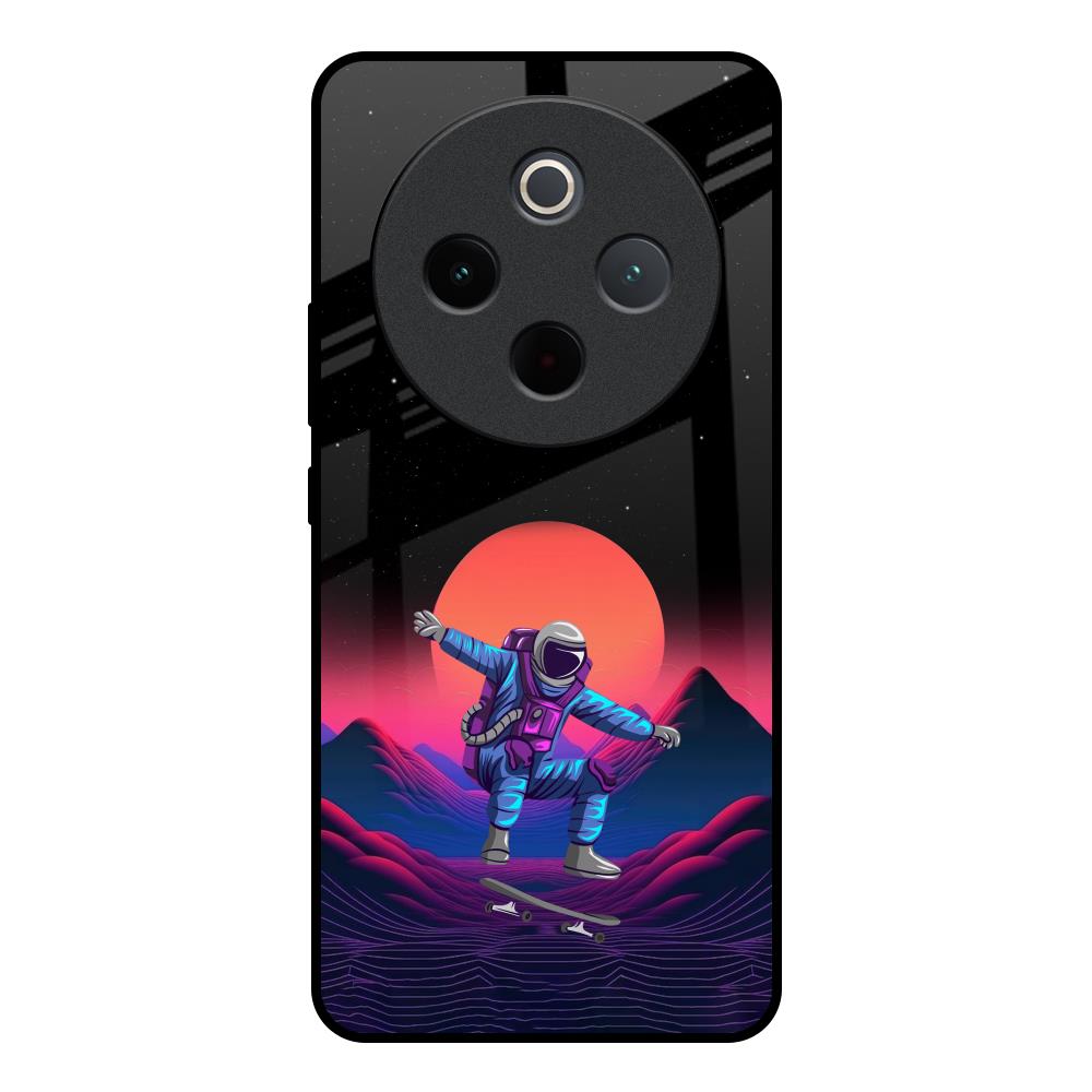 Retro Astronaut Vivo T4 5G Glass Back Cover Online