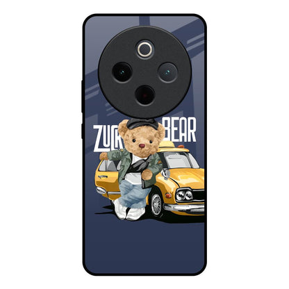 Adventurous Bear Vivo T4 5G Glass Back Cover Online