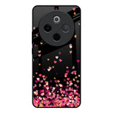 Heart Rain Fall Vivo T4 5G Glass Back Cover Online